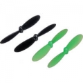 HUBSAN Set of Four Replacement Props for X4 Quadcopters (Black/Green) (SOLD OUT)