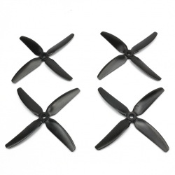 HQ Durable Prop  5X4X4V1S  Black (2CW+2CCW)-Poly Carbonate