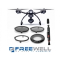 FREEWELL Grad Filter 4-PACK for Typhoon H / Q500 (UV-CPL, ND4, ND8, LENS PEN)