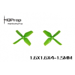 HQ Micro ABS Prop 40mm 1.5mm Shaft Green (2CW and 2CCW)