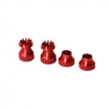 Secraft Transmitter Stick Ends V2-M3 (For Futaba, Hitec and Spektrum DX8) [RED]