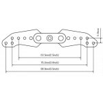 Secraft Metal Servo Arm 3.5" offset (M3)