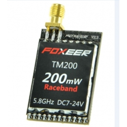 New Edition Foxeer 5.8G 200mW 40CH Video Transmitter VTX FPV QAV Quad Drone RaceBand SMA 