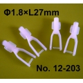 10Pcs Nylon Clevises Φ1.8×L27mm No.12-203