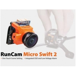 RunCam Micro Swift 2 600TVL 2.3mm FOV 145 Degree 1/3'' CCD FPV Camera with Built-in OSD PAL