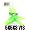 HQ Durable Prop  5X5X3V1S  Light Green (2CW+2CCW)-Poly Carbonate
