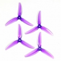 HQ Durable Prop 5X4.3X3V1S Light Purple (2CW+2CCW)-Poly Carbonate