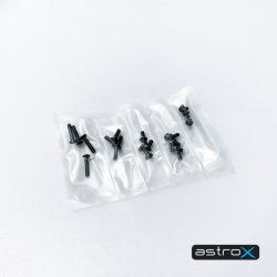 AstroX 12.9 Carbon Steel/ Black nickel plated Flat Screws set
