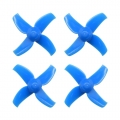 40mm 4-blade 2S Whoop Propellers (1.5mm Shaft Hole) blue