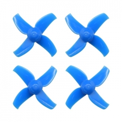 40mm 4-blade 2S Whoop Propellers (1.5mm Shaft Hole) blue