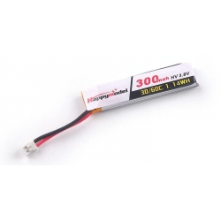 Happymodel 3.8V 300mAh 30C 1-2S Lipo Battery PH2.0 Plug for Mobula7