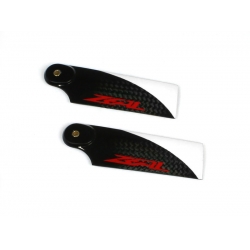 Carbon Fiber Zeal Tail Blades 105mm (Red) (RED)