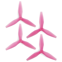 HQ Durable Prop  5X4.5X3V3  Light Pink (2CW+2CCW)-Poly Carbonate
