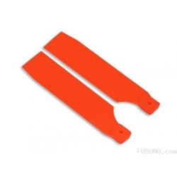 FUB-5005OR FUSUNO Extreme Stiff XS Engineering Plastic Neon Tail Blade 72 mm - Orange - 500 size helis (SOLD OUT)