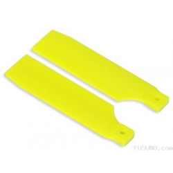 FUB-S506YL FUSUNO Extreme Stiff XS Engineering Plastic Tail Blade 95 mm - Neon Yellow - Size 50 