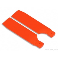 FUB-5505OR FUSUNO Extreme Stiff XS Engineering Plastic Neon Tail Blade 85mm - Orange -550 size helis (SOLD OUT)