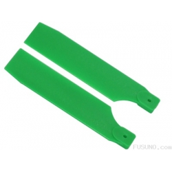 FUB-S904GR FUSUNO Extreme Stiff XS Engineering Plastic Neon Tail Blade 105mm Green - 90 size helis (SOLD OUT)