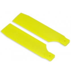 FUB-S906YL FUSUNO Extreme Stiff XS Engineering Plastic Neon Tail Blade 105 mm - Yellow - Size 90 (SOLD OUT)