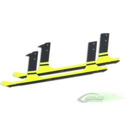 Carbon fiber landing gear - Yellow (2pcs) - Goblin 700 [H0107-S] (SOLD OUT)