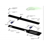 Aluminum CNC Battery Tray Stop - Goblin 630/700/770 [H0150-S]
