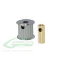 SAB Aluminum Motor Pulley 23T (for 6/8mm motor shaft) - Goblin 700 Competition / 770 w/ Big Belt Upgrade (SOLD OUT)