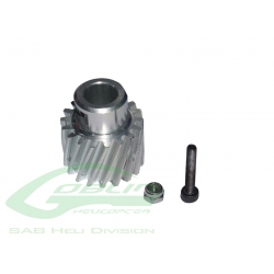 H0210-S - ALUMINUM PINION Z18 - GOBLIN 500 (SOLD OUT)