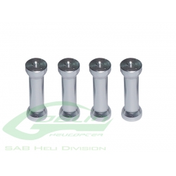 Aluminum Frame Support (4pcs) - Goblin 500 [H0263-S]