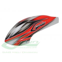 Canomod Airbrush Canopy Red/White - Goblin 500 [H0271-S] (SOLD OUT)