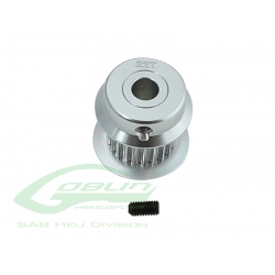 H0501-22-S - ALUMINUM MOTOR PULLEY 22T - GOBLIN 380 (SOLD OUT)