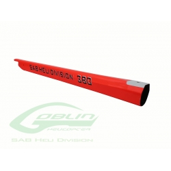 H0547-S - CARBON FIBER TAIL BOOM RED - GOBLIN 380 (SOLD OUT)