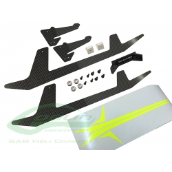 H0652-S - Carbon Fiber Landing Gear Set - Goblin 500 Sport (SOLD OUT)