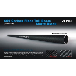 600 Carbon Fiber Tail Boom-Matte Black H60T003XXW (SOLD OUT)