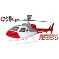 HeliArtist AS350 450 Size - RED [HA450AS3501] (PRE-ORDER IS REQUIRED)