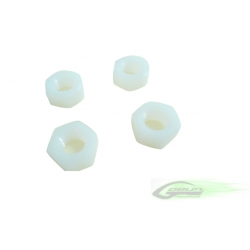 SAB M8 H6.5 Nylon Hex Nuts (4pcs)- Goblin 630/700 [HC224-S] (SOLD OUT)