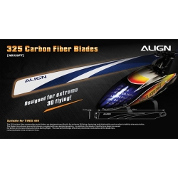 HD320F 325 Carbon Fiber Blades-Blue 