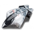 Heli-Max Canopy White/Black 1SQ V-Cam