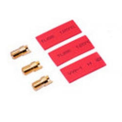 6.0mm Gold Connector (3male + shrink tube) (SOLD OUT)