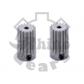 Rhino Gear Ultra Hardened Steel Pinions - 0.7M 16T 6mm - T-REX 600 (2pcs)