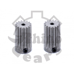 Rhino Gear Ultra Hardened Steel Pinions - 0.7M 16T 6mm - T-REX 600 (2pcs)