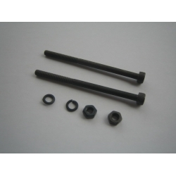 3mm Muffler Bolt with nuts and ringpairs (for 50 size muffler)
