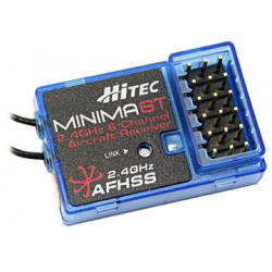 Hitec Minima 6T Rx (Top-Pin) 6Ch 2.4GHz AFHSS Micro Receiver (SOLD OUT)
