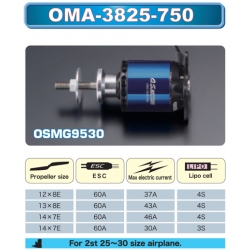 O.S. 3825-750-W BRUSHLESS MOTOR (SOLD OUT)