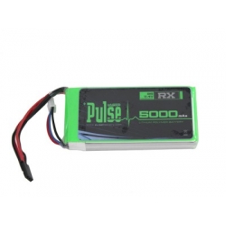 PLURX-50002 - PULSE LIPO 5000mAh 7.4V RX- ULTRA POWER SERIES