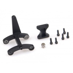 R50N968-SS OUTRAGE Aluminum CNC Tail Bell Crank Assembly - Velocity 50