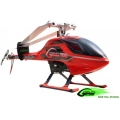 SAB Goblin 700 Flybarless Helicopter Kit RED (with black/white SAB blades) 