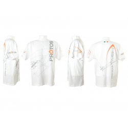 MSH White printed T-shirt size M/L