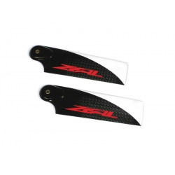 ZHT-095C ZEAL Carbon Fiber Tail Blades 95mm (Neon Orange)