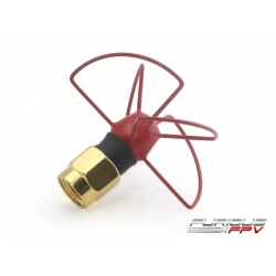 FuriousFPV Antenna Pinwheel 5.8Ghz-Short-Red
