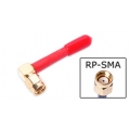 5.8GHZ DIPOLE MINI WHIP 2.8DBI 90º ANTENNA (RP-SMA)