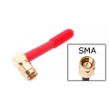 5.8GHZ DIPOLE MINI WHIP 2.8DBI 90º ANTENNA (SMA)